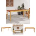 Miniatyrbillede 1 af 11: The Living Store havebord 180x90x75 cm massivt akacietræ -  Haveborde
