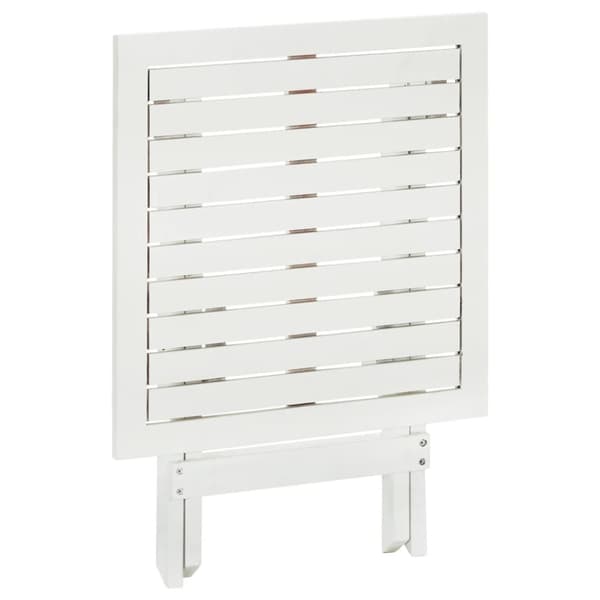 The Living Store bistrobord massivt akacietræ 46x46x47 cm -  Haveborde