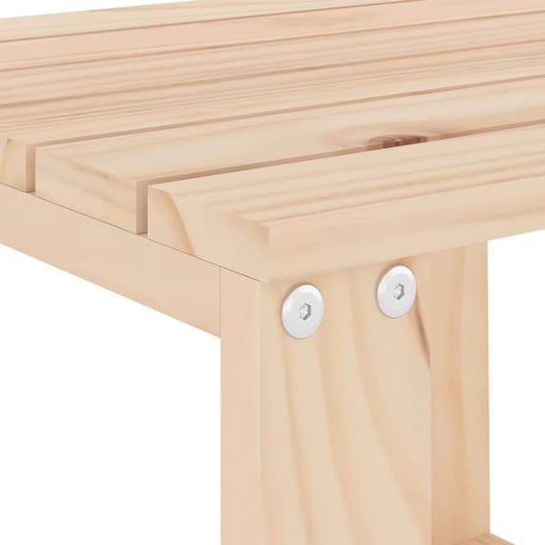 The Living Store havebord 40x38x28,5 cm massivt fyrretræ - Haveborde