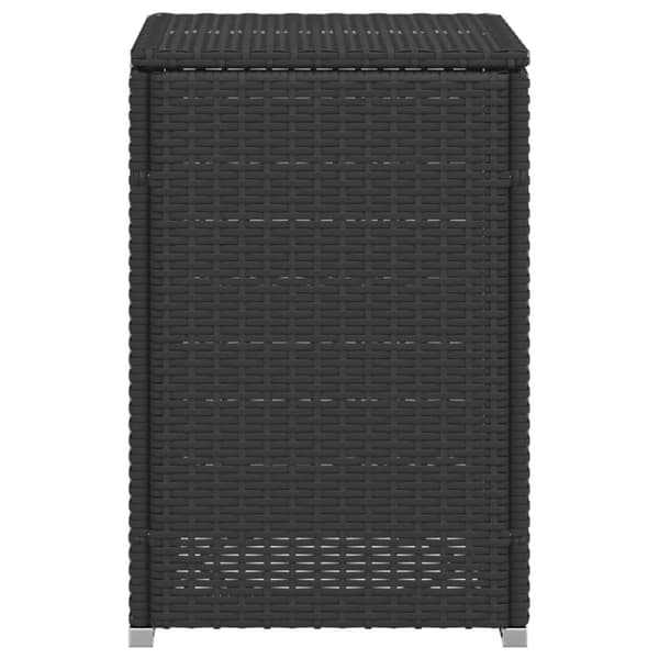 The Living Store gasflaskeskjuler 40x40x60 cm polyrattan sort - Haveborde