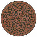 Miniatyrbild 7 av 11: The Living Store Mosaikbord terrakotta Ø50x70 cm keramik -  Utebord