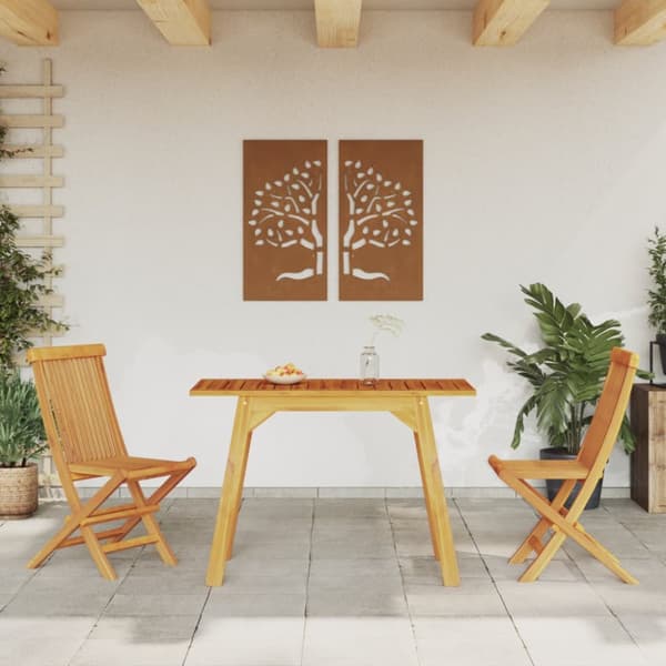 The Living Store havebord 110x56x75 cm massivt akacietræ - Haveborde