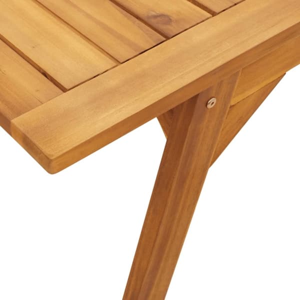 The Living Store havebord 110x56x75 cm massivt akacietræ - Haveborde