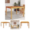 Pikkukuva 1 / 11: The Living Store Ulkoruokapöytä 110x110x75 cm täysi akasiapuu -  Ulkopöydät