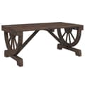 Miniatyrbillede 7 af 10: The Living Store havebord 90x50x40 cm massivt grantræ -  Haveborde