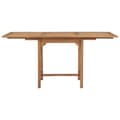 Miniatyrbillede 6 af 10: Haveborde - Living udvideligt havebord (110-160)x80x75 cm massivt teaktræ
