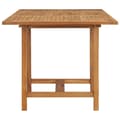 Miniatyrbillede 7 af 10: Haveborde - Living udvideligt havebord (110-160)x80x75 cm massivt teaktræ