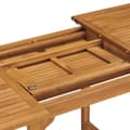 Miniatyrbillede 8 af 10: Haveborde - Living udvideligt havebord (110-160)x80x75 cm massivt teaktræ