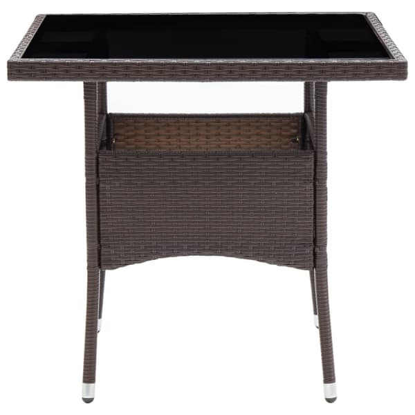 Haveborde - Living havebord polyrattan brun