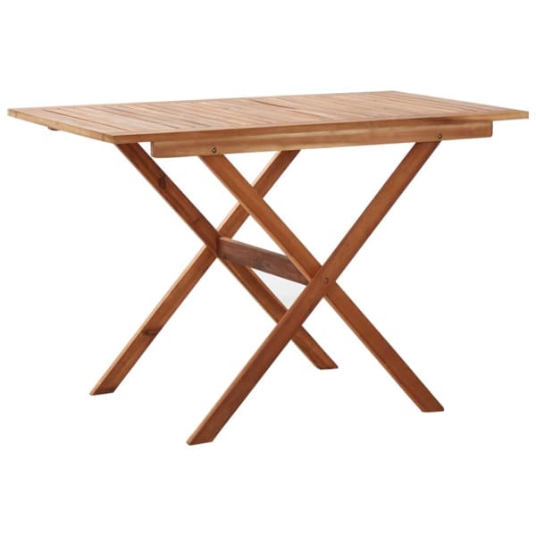 Utebord - Living Trädgårdsbord 110x67x74 cm massivt akaciaträ