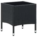 Miniatyrbillede 2 af 6: Haveborde - Living havebord 40x40x45 cm polyrattan sort