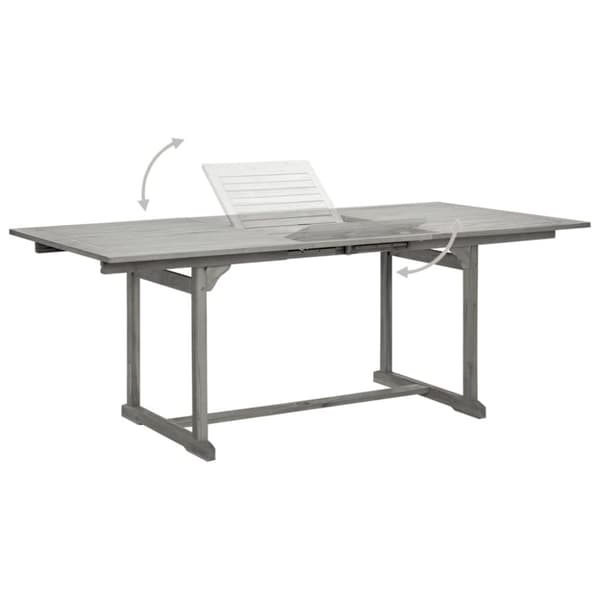 Haveborde - Living havebord (150-200)x100x75 cm massivt akacietræ