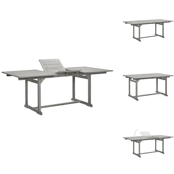 Haveborde - Living havebord (150-200)x100x75 cm massivt akacietræ