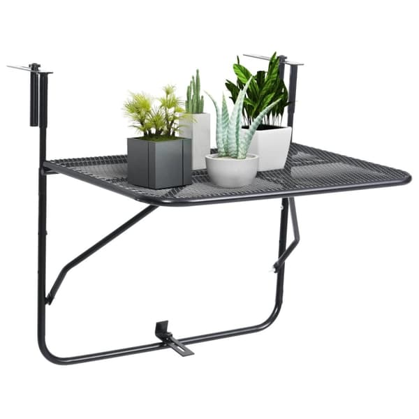 Haveborde - Living altanbord 60x40 cm stål sort