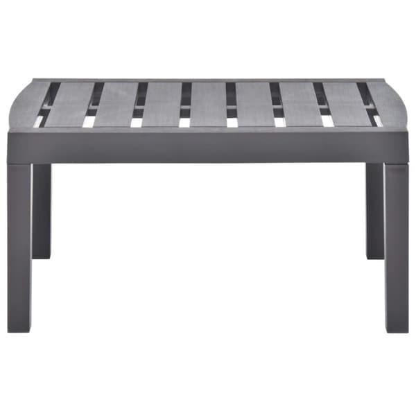 Haveborde - Living havebord 78x55x38 cm plastik mokkafarvet