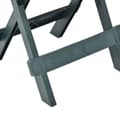 Miniatyrbillede 6 af 8: Haveborde - Living foldbart havebord 45x43x50 cm plastik grøn