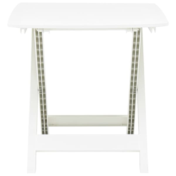 Haveborde - Living foldbart havebord 79 x 72 x 70 cm plastik hvid