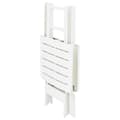 Miniatyrbillede 5 af 7: Haveborde - Living foldbart havebord 79 x 72 x 70 cm plastik hvid