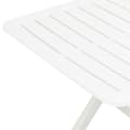 Miniatyrbillede 6 af 7: Haveborde - Living foldbart havebord 79 x 72 x 70 cm plastik hvid