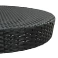 Miniatyrbillede 4 af 5: Haveborde - Living havebord 75,5x106 cm polyrattan sort