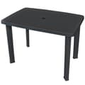 Miniatyrbillede 2 af 6: Haveborde - Living havebord 101 x 68 x 72 cm plastik antracitgrå