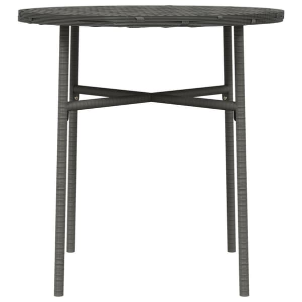 Utebord - Living Trädgårdsbord grå 45 cm konstrotting