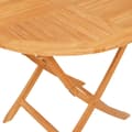 Miniatyrbild 8 av 9: Utebord - Living Hopfällbart trädgårdsbord 85x76 cm massiv teak