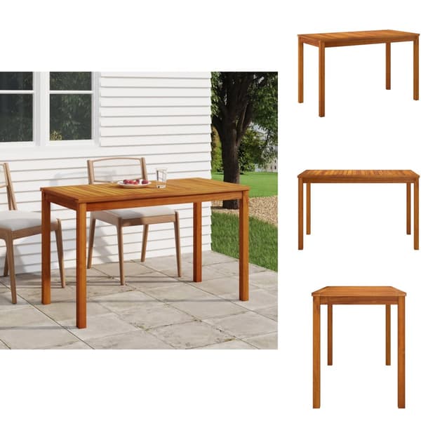 Haveborde - Living havebord 110x55x67 cm massivt akacietræ
