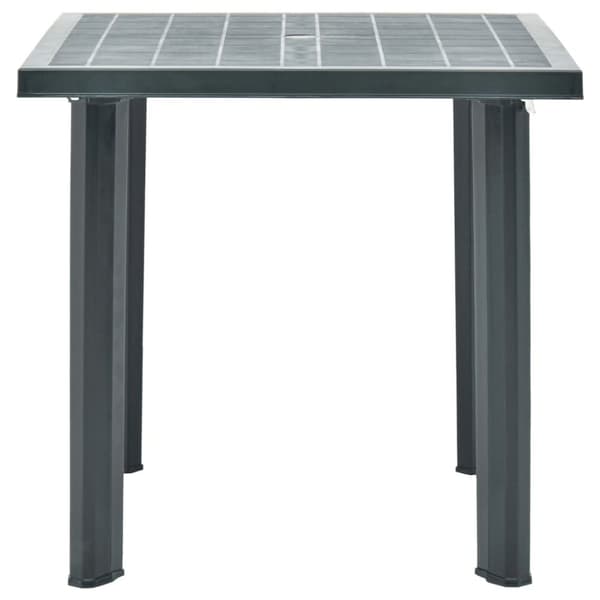 Utebord - Living Trädgårdsbord grön 80x75x72 cm plast