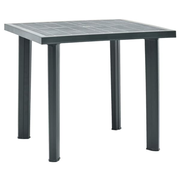 Utebord - Living Trädgårdsbord grön 80x75x72 cm plast