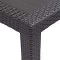 Miniatyrbillede 4 af 6: Haveborde - Living havebord 150 x 90 x 72 cm plastik rattanlook brun