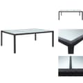 Miniatyrbillede 1 af 6: Haveborde - Living udendørs spisebord 200x150x74 cm polyrattan sort