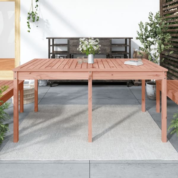 Utebord - Living Trädgårdsbord 159,5x82,5x76 cm massivt douglasträ