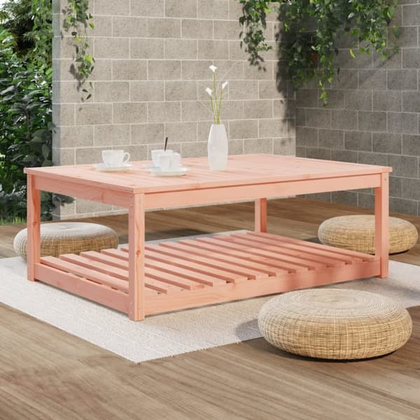 Haveborde - Living havebord 121x82,5x45 cm massivt douglasgran