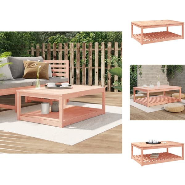 Haveborde - Living havebord 121x82,5x45 cm massivt douglasgran