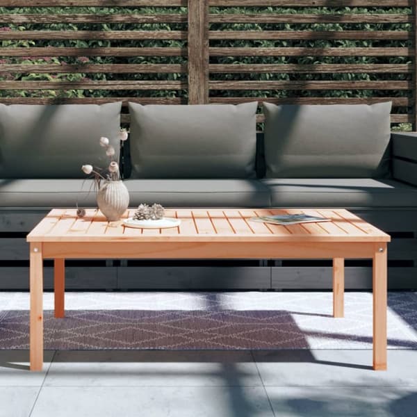 Haveborde - Living havebord 121x82,5x45 cm massivt douglasgran
