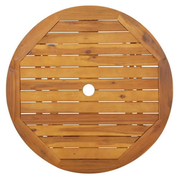 Utebord - Living Hopfällbart trädgårdsbord 70 cm massivt akaciaträ