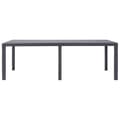 Miniatyrbillede 3 af 6: Haveborde - Living havebord 220 x 90 x 72 cm plastik rattanlook brun