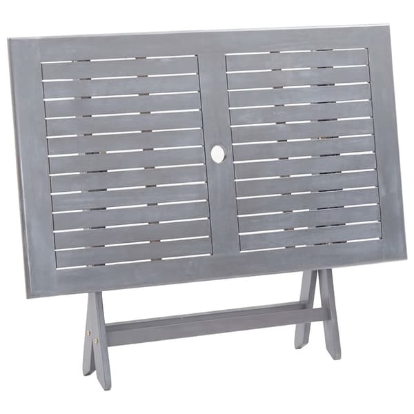 Haveborde - Living foldbart havebord 120 x 70 x 75 cm massivt akacietræ