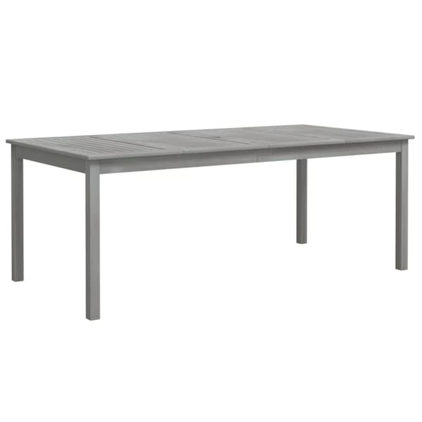 Haveborde - Living havebord 200x100x75 cm massivt akacietræ grå