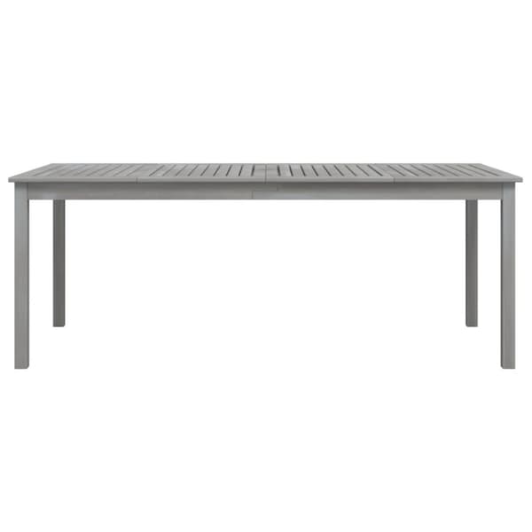 Haveborde - Living havebord 200x100x75 cm massivt akacietræ grå