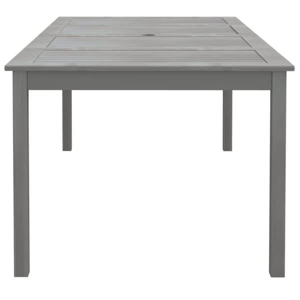 Haveborde - Living havebord 200x100x75 cm massivt akacietræ grå