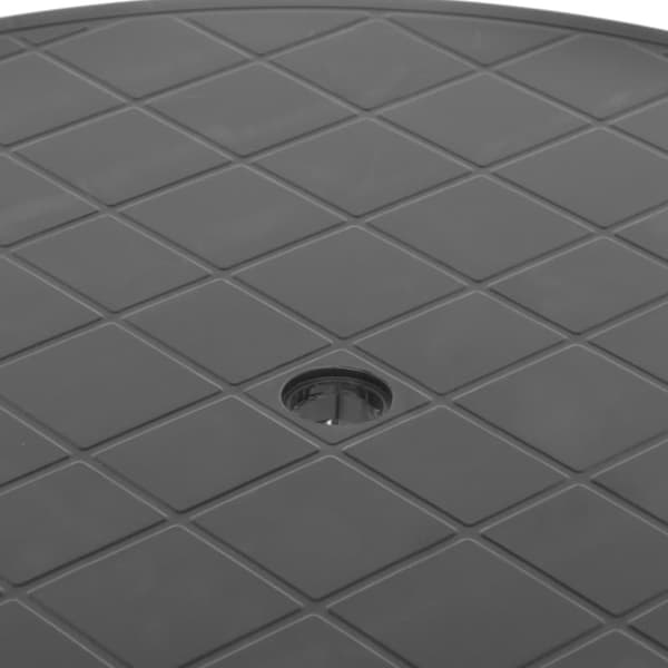 Utebord - Living Trädgårdsbord antracit 89 cm plast