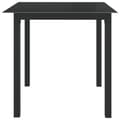 Miniatyrbillede 4 af 6: Haveborde - Living havebord 80x80x74 cm glas og aluminium sort