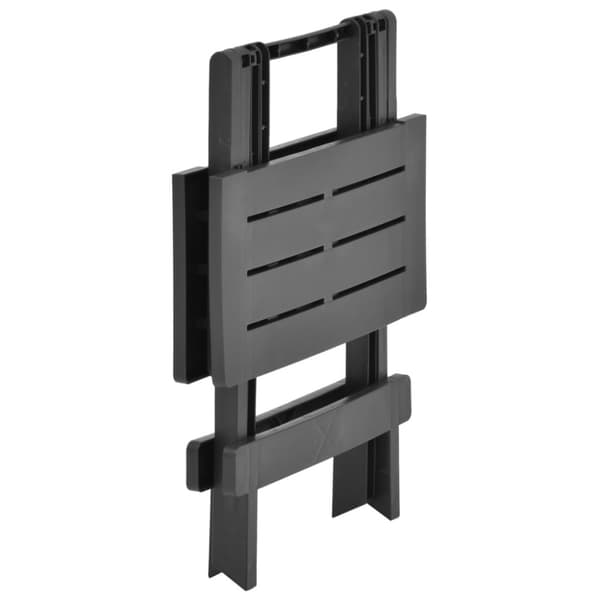 Utebord - Living Hopfällbart trädgårdsbord antracit 45x43x50 cm plast