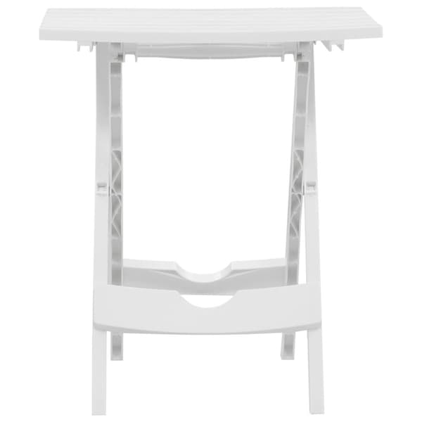 Utebord - Living Hopfällbart trädgårdsbord 45,5x38,5x50 cm vit