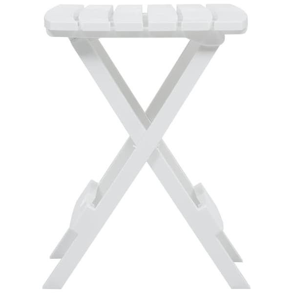 Utebord - Living Hopfällbart trädgårdsbord 45,5x38,5x50 cm vit
