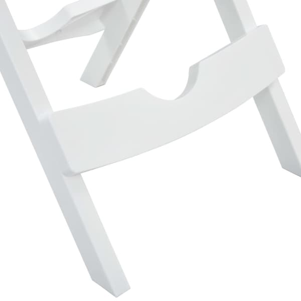 Utebord - Living Hopfällbart trädgårdsbord 45,5x38,5x50 cm vit