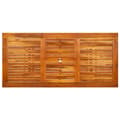 Miniatyrbillede 8 af 9: Haveborde - Living havebord (120-170)x80x75 cm massivt akacietræ