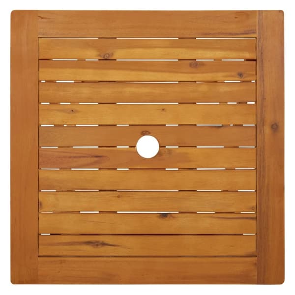 Haveborde - Living foldbart havebord 60x60x75 cm massivt akacietræ